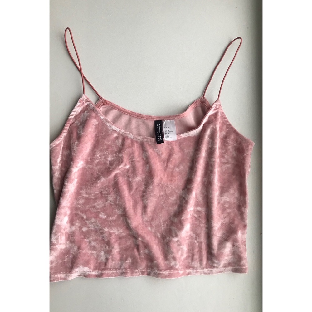 • suede strappy crop top •